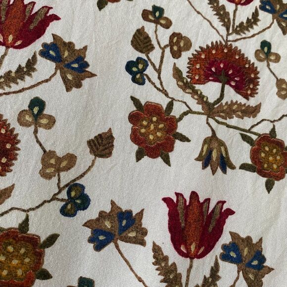 HM Women Dress Crewneck Long Sleeve Floral Print   Bohemian - Picture 16 of 16